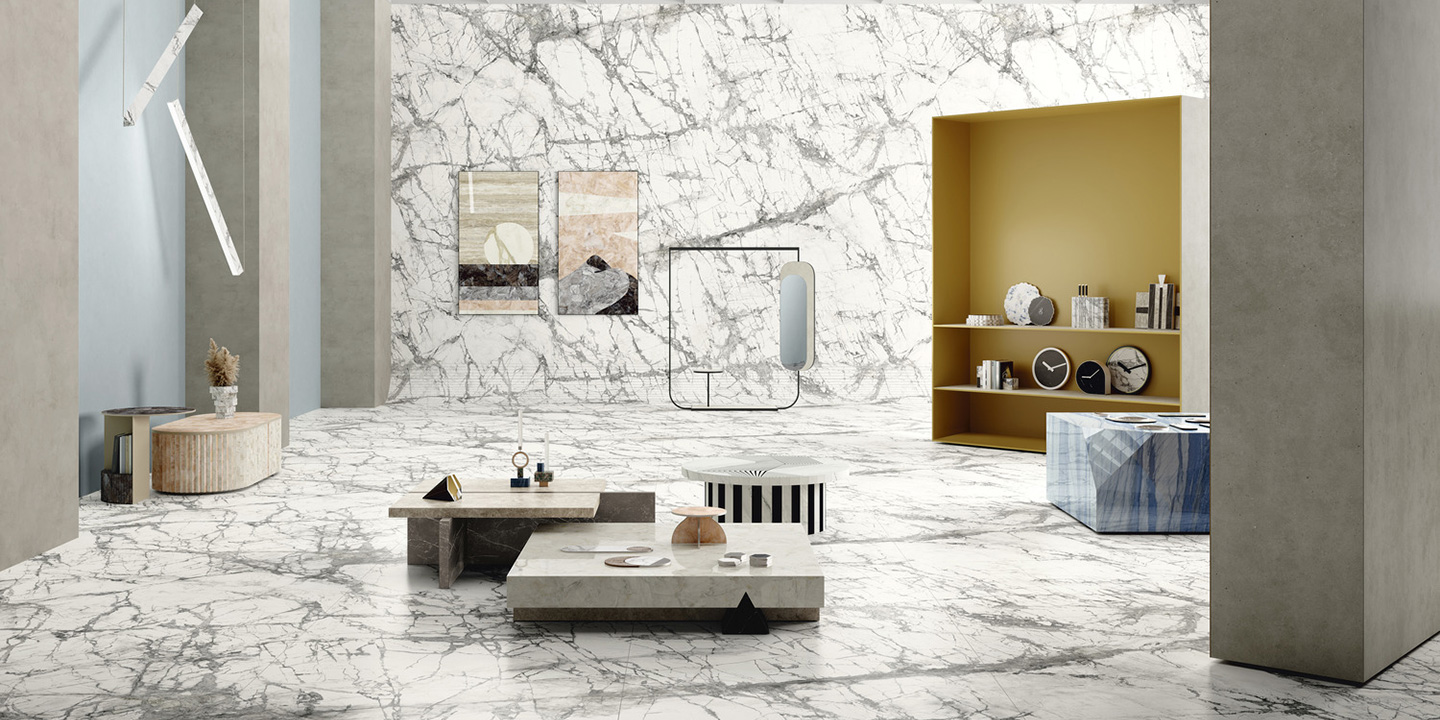 Porcelain floor and wall coverings from the Fiandre collections