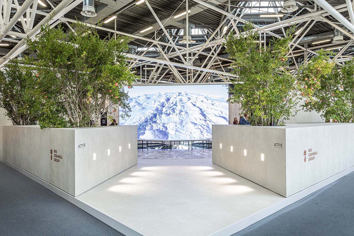 At cersaie, fiandre architectural surfaces interprets the “shaping the 