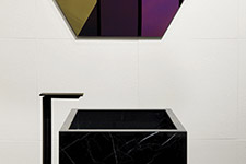 Bathroom and wellness - BLACK SINK DESIGN | FAB ARCHITECTURAL BUREAU CASTELLARANO