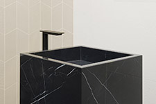 Bathroom and wellness - BLACK SINK DESIGN | FAB ARCHITECTURAL BUREAU CASTELLARANO